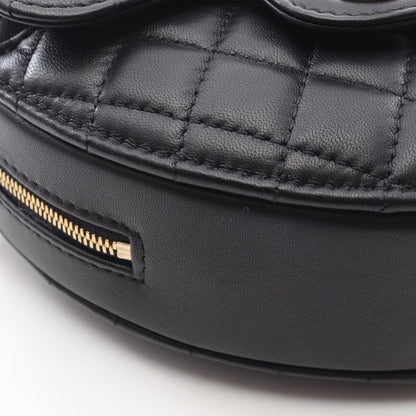 Chanel Shoulder Bag Quilted Heart Black Lambskin — view 7