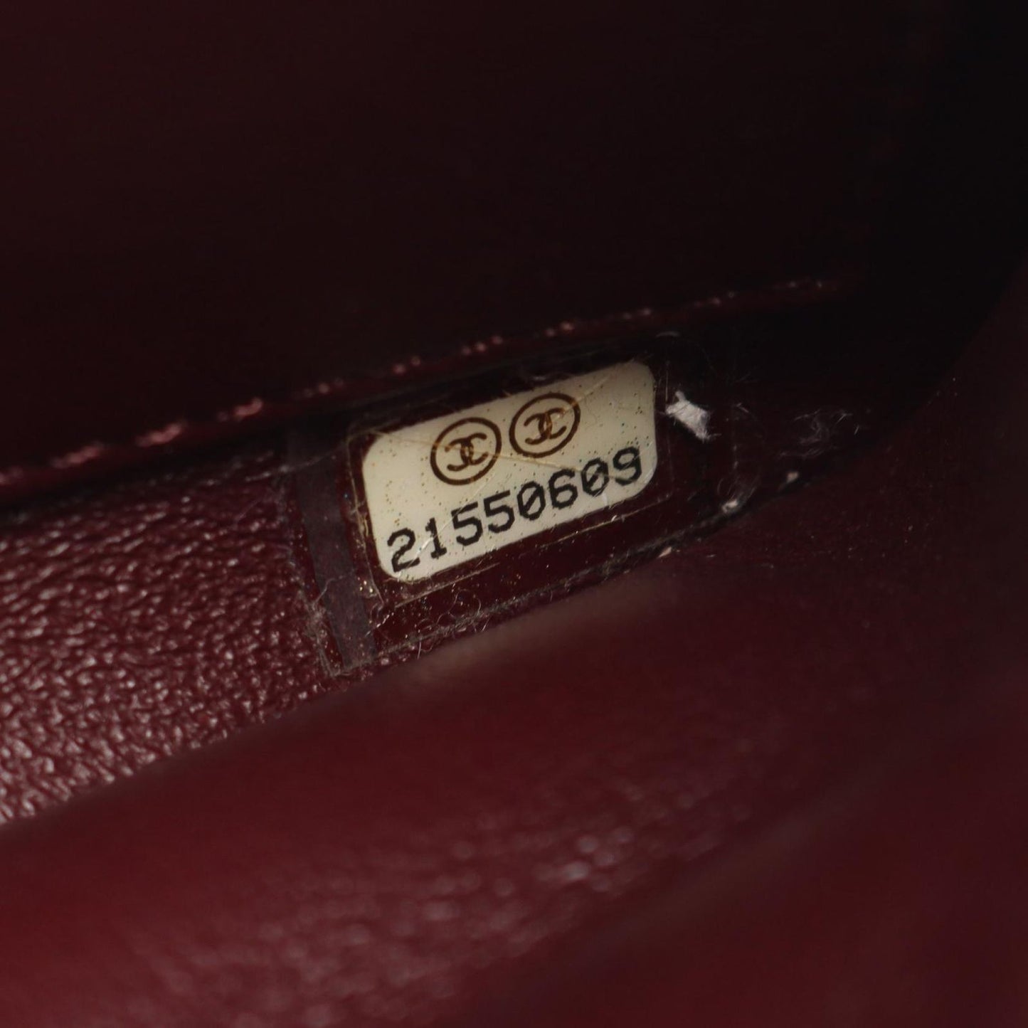 Chanel Shoulder Bag Trendy CC Bag Small Top Handle Flap Wine Red Leather CC Top — view 5