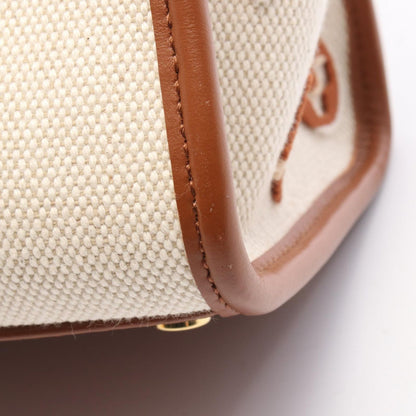 Louis Vuitton Handbag on My Side MM Monogram Tufting Blanc 2-Way Natural Brown — view 6