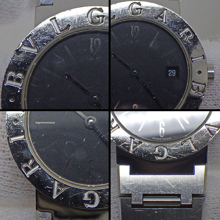 Bvlgari Watch Date Black Dial SS Quartz Analog — view 8