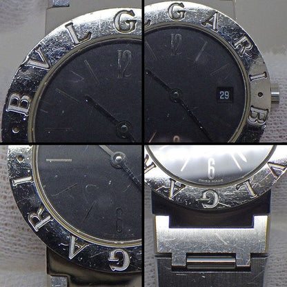 Bvlgari Watch Date Black Dial SS Quartz Analog — view 8