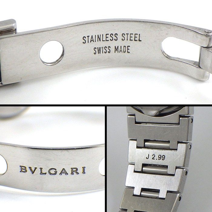 Bvlgari Watch Date Black Dial SS Quartz Analog — view 5