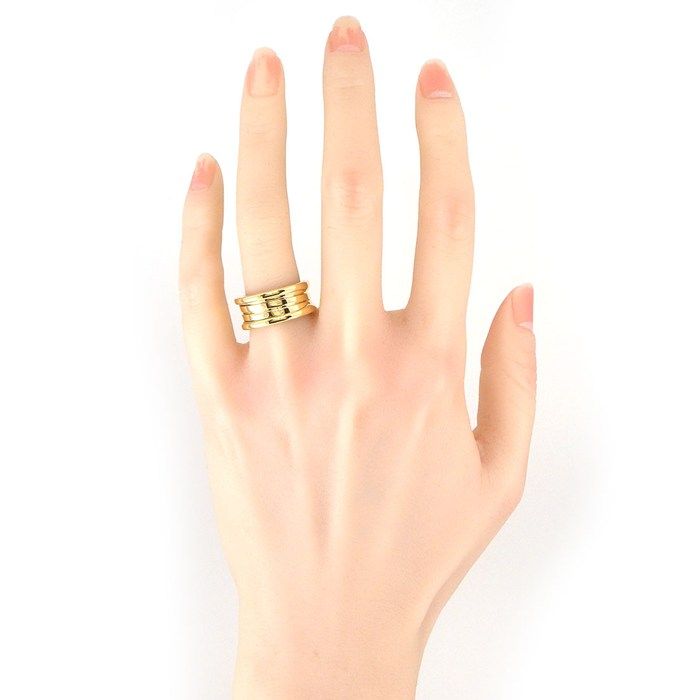 Bvlgari Ring B-zero One Band Logo 18k Yellow Gold — view 5