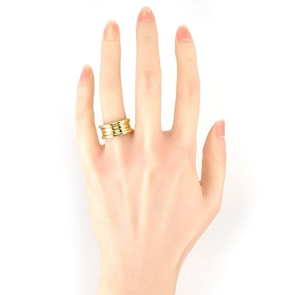Bvlgari Ring B-zero One Band Logo 18k Yellow Gold — view 5
