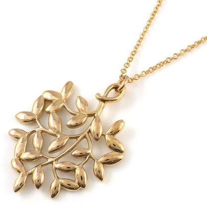 Tiffany & Co Necklace Olive Leaf 18k Pink Gold