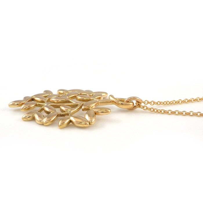 Tiffany & Co Necklace Olive Leaf 18k Pink Gold — view 3