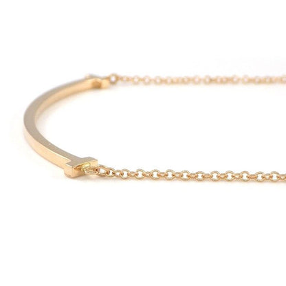 Tiffany & Co Necklace T Smile Small 18k Pink Gold — view 2