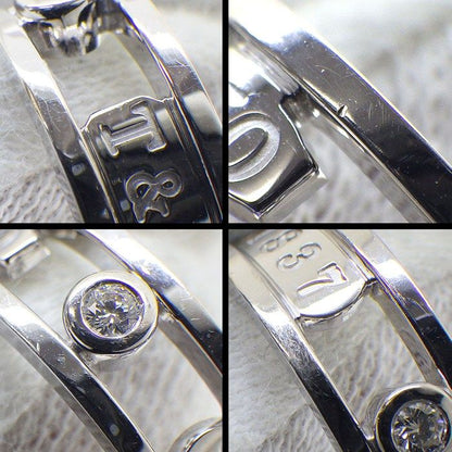 Tiffany & Co Ring Element Double Wire Logo Point Diamond 18k White Gold — view 5