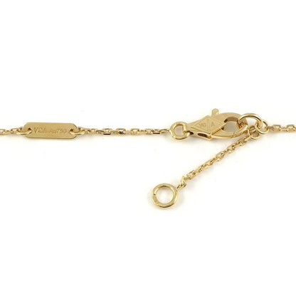 Van Cleef & Arpels Necklace Frivole Mini 1 Point Emerald 18k Yellow Gold — view 4