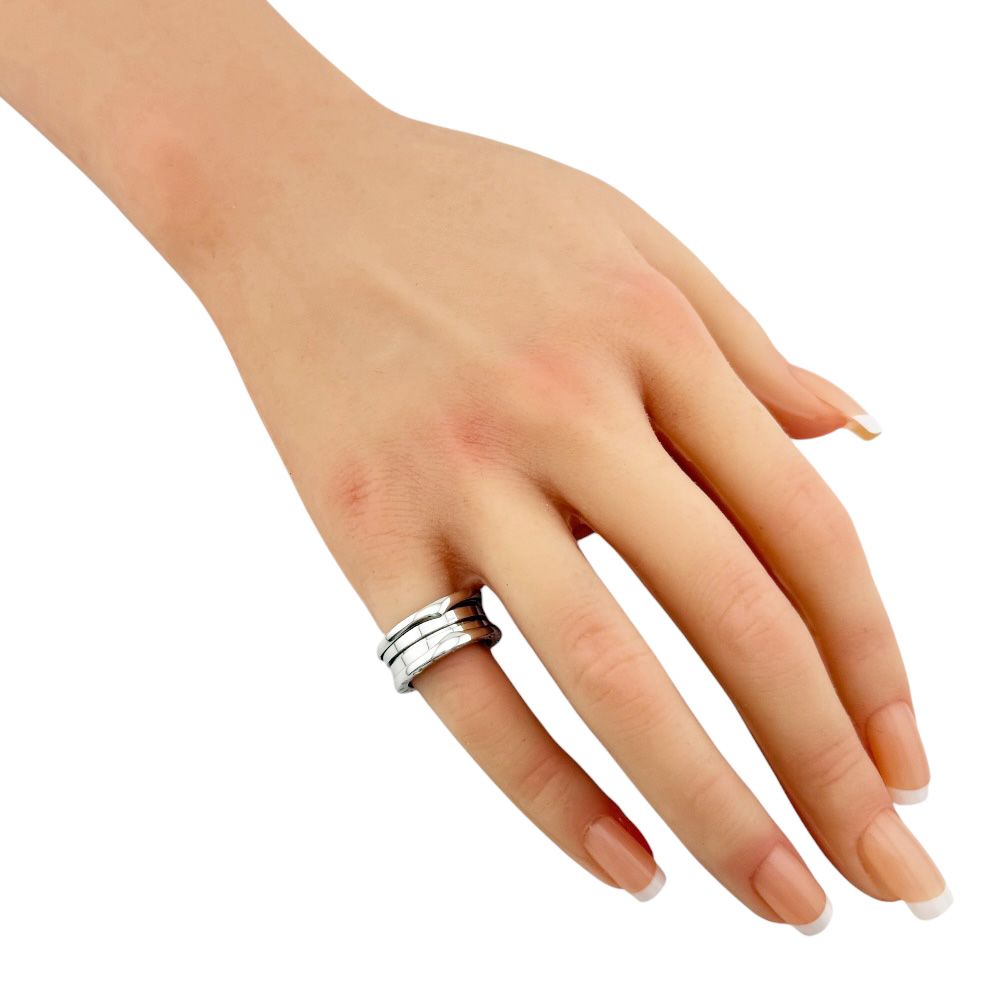 Bvlgari B-zero One Band Ring 18k White Gold — view 2