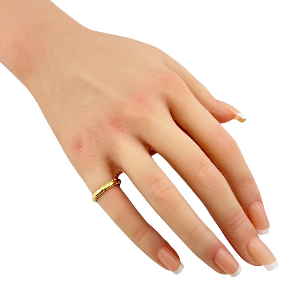 Tiffany & Co Mil Gray Ring 18k Gold — view 2
