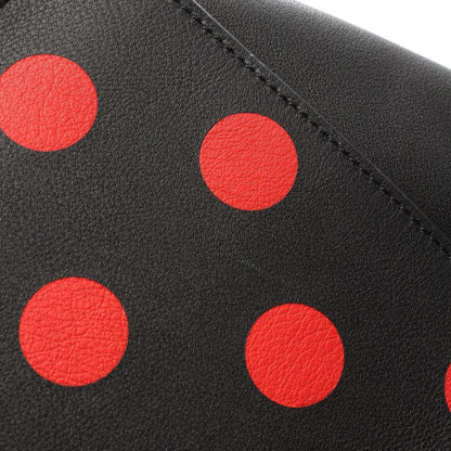 Loewe Handbag Hammock Black Red Dot Print Leather — view 9