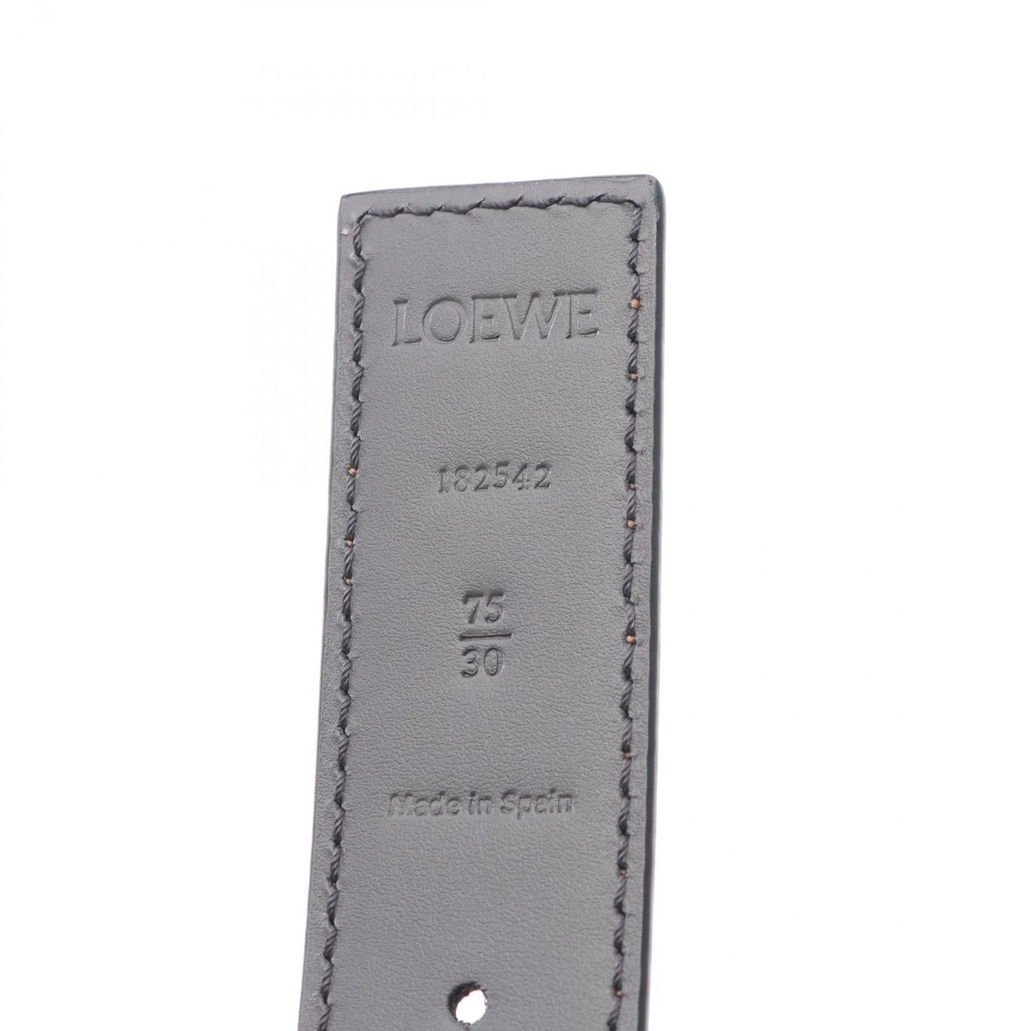 Loewe Belt Reversible Anagram Bombe Gold Tan Leather — view 4