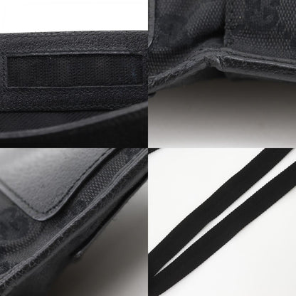 Gucci GG Canvas Black Shoulder Bag — view 8