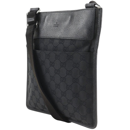 Gucci GG Canvas Black Shoulder Bag — view 2