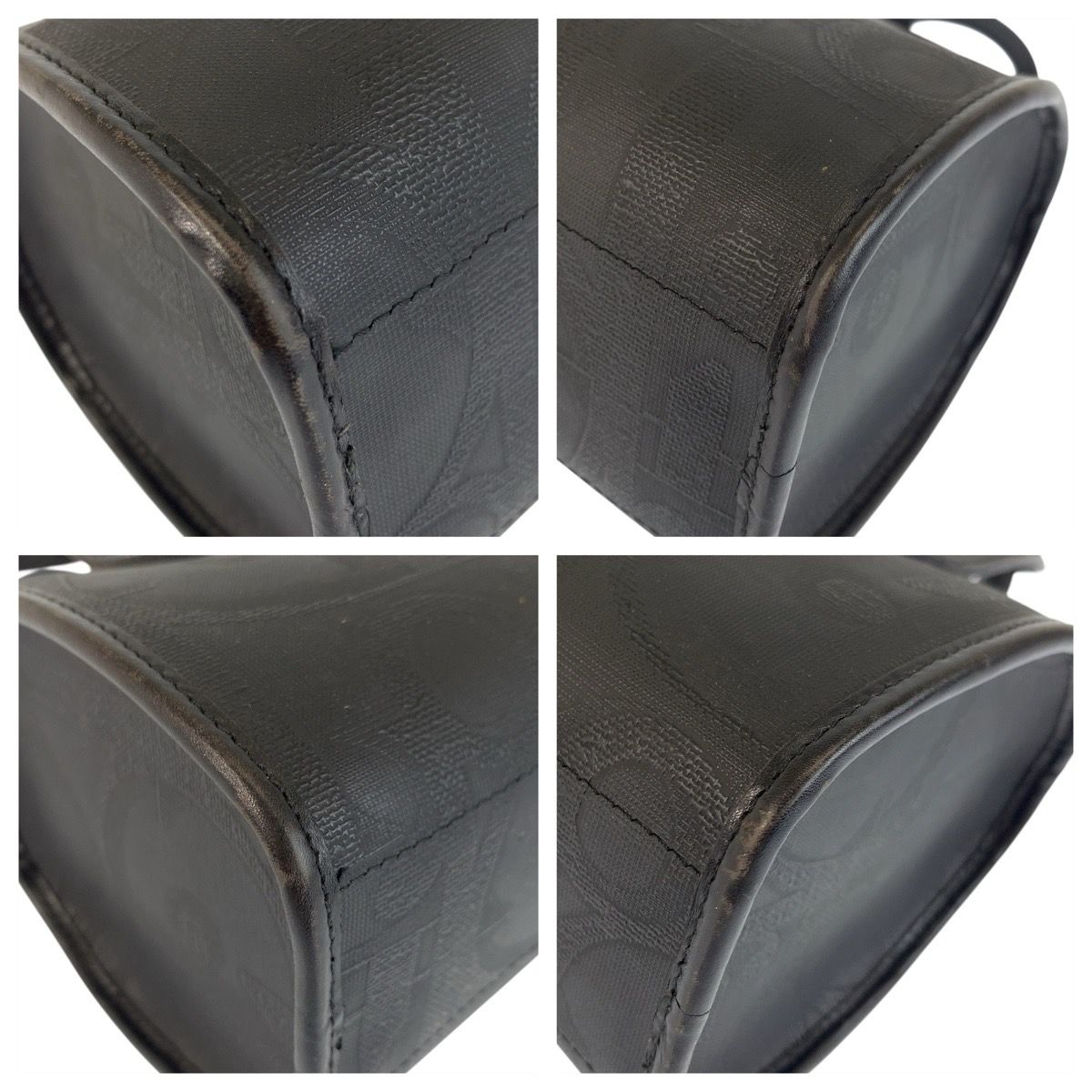 Dior Vintage Trotter Black Mini Boston Bag — view 3