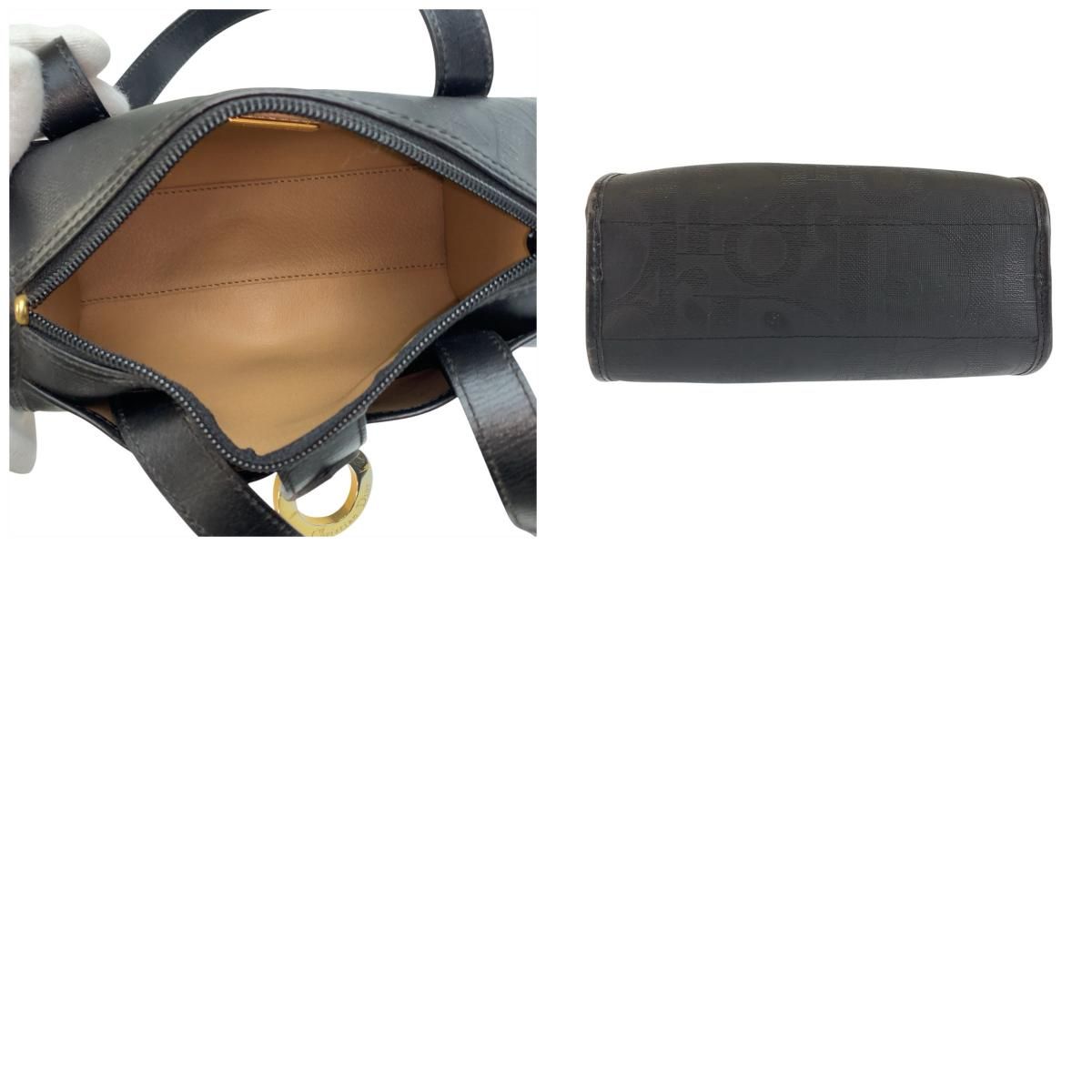 Dior Vintage Trotter Black Mini Boston Bag — view 9