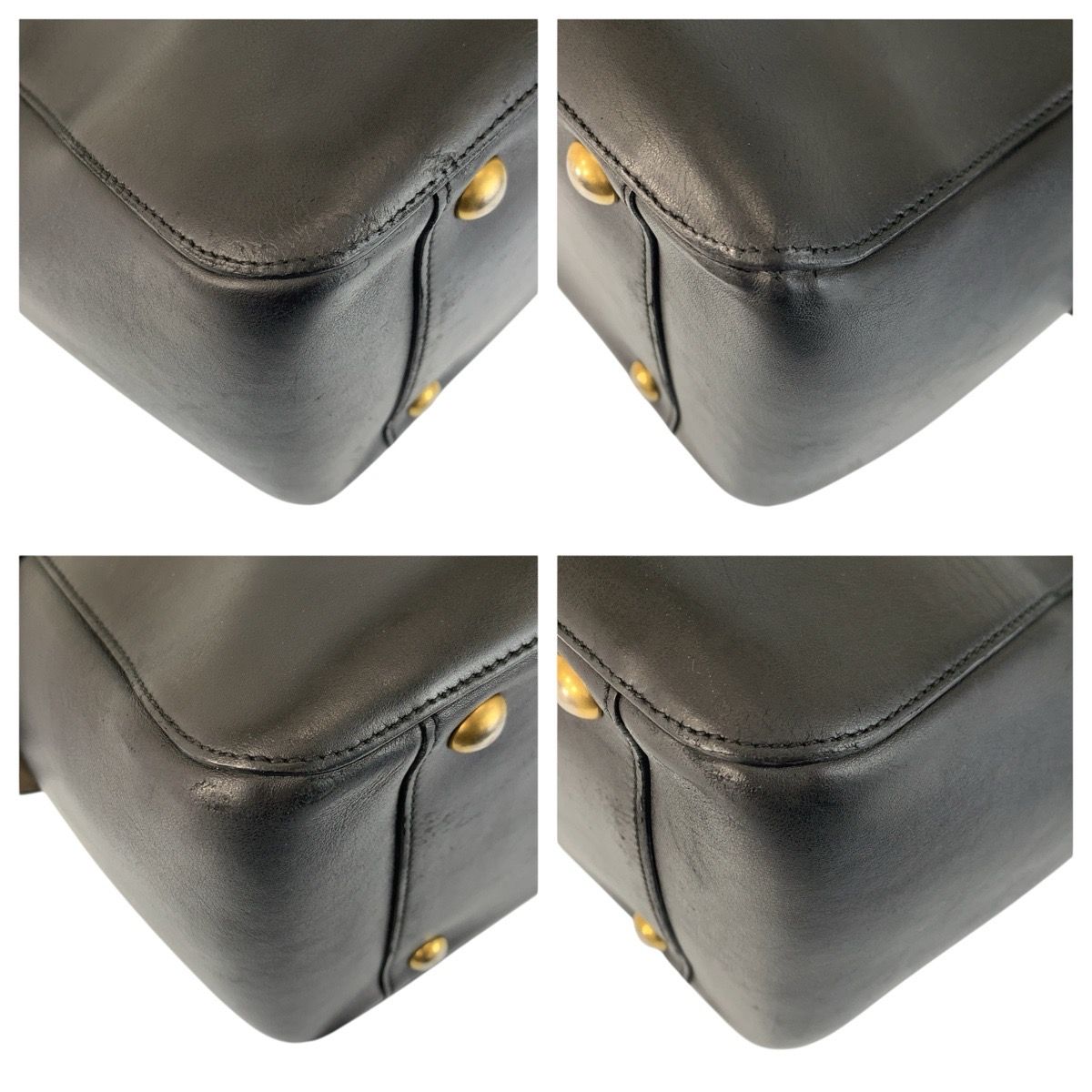 Gucci Snake Black Gold Leather Boston Bag — view 4