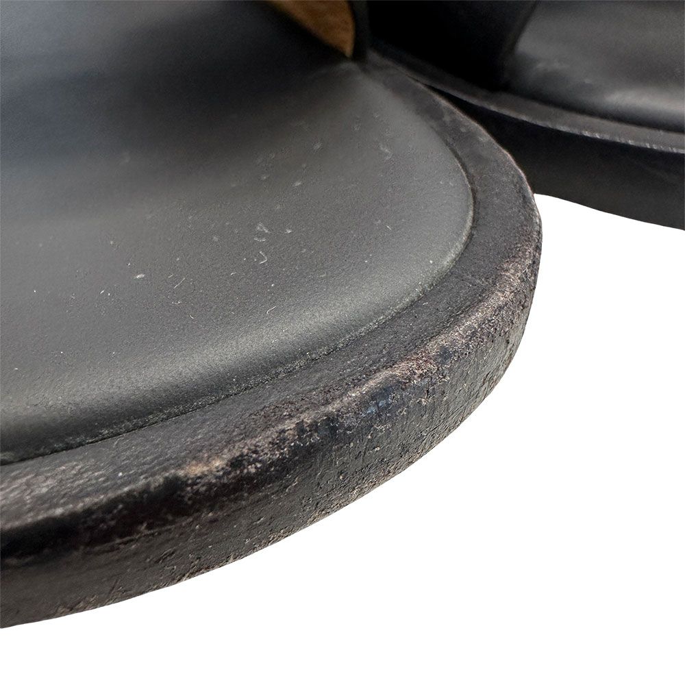 Hermes Sandals Leather Brown — view 9