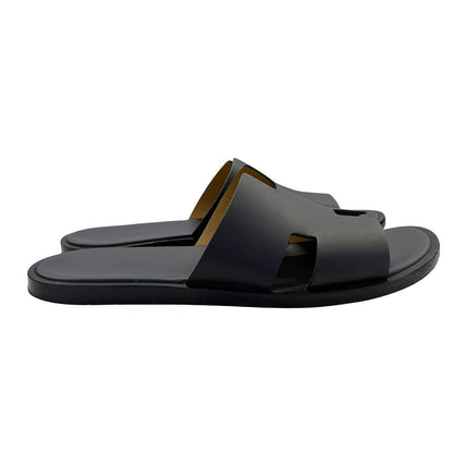 Hermes Sandals Leather Brown — view 4