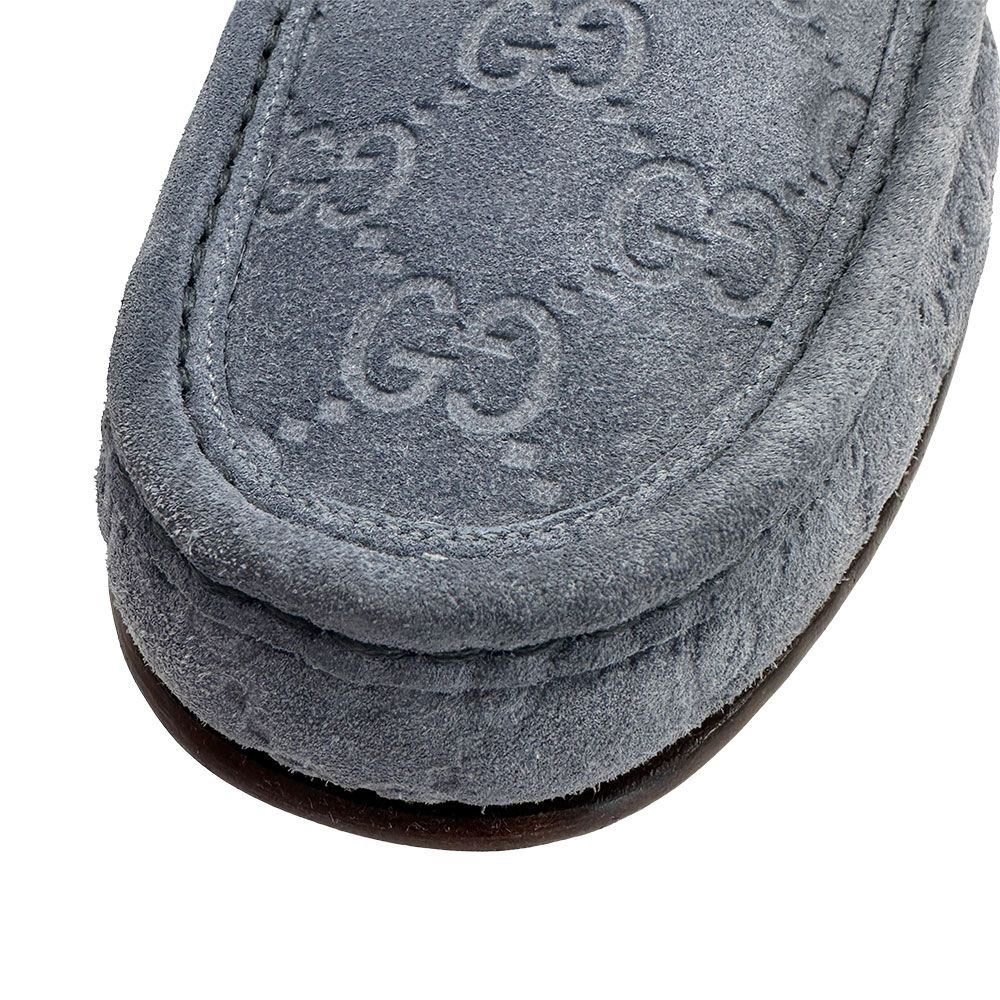Gucci Horsebit Loafers Leather Blue — view 7