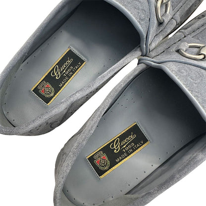 Gucci Horsebit Loafers Leather Blue — view 9