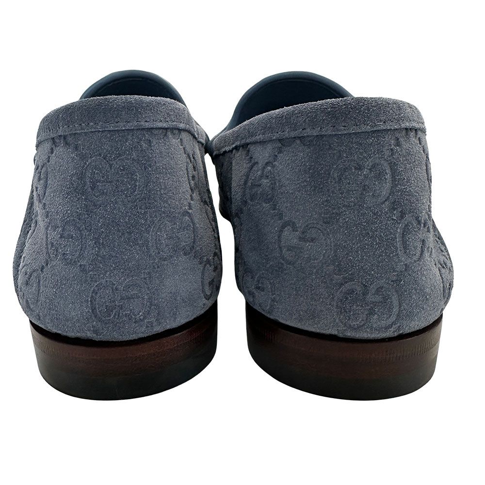 Gucci Horsebit Loafers Leather Blue — view 5