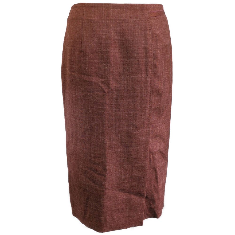 Hermes letodesign Skirt 38 Bordeaux System — view 3