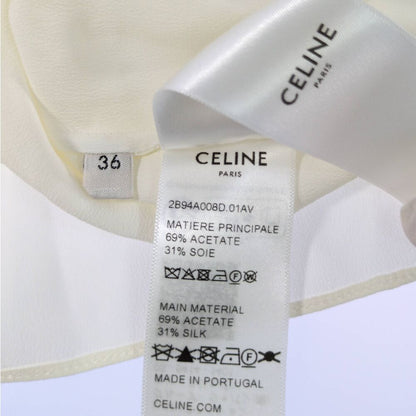 Celine Era Shirt 36 Owhite — view 6