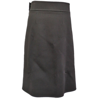 Hermes Cutreplacement Skirt 38 Black O-luci-dung — view 3