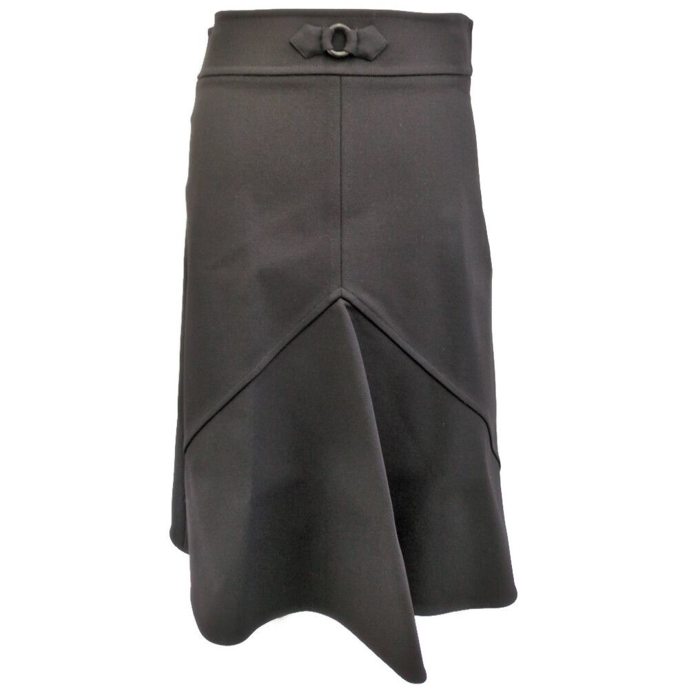 Hermes Cutreplacement Skirt 38 Black O-luci-dung