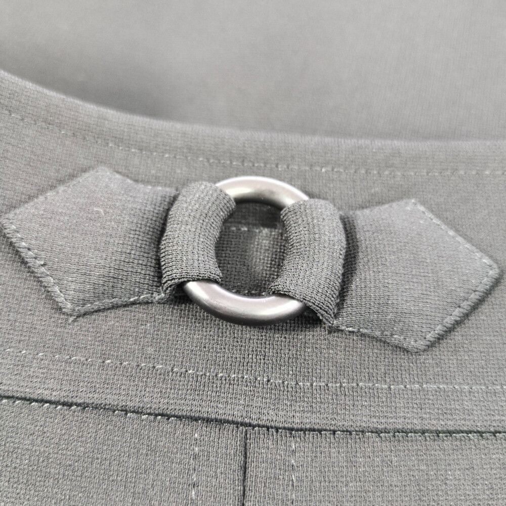 Hermes Cutreplacement Skirt 38 Black O-luci-dung — view 7