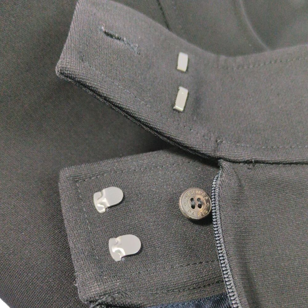 Hermes Cutreplacement Skirt 38 Black O-luci-dung — view 8