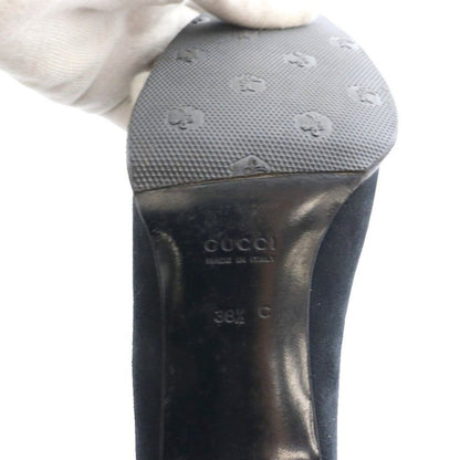Gucci Suede Shaw 38.5 Navy SS Boot — view 7