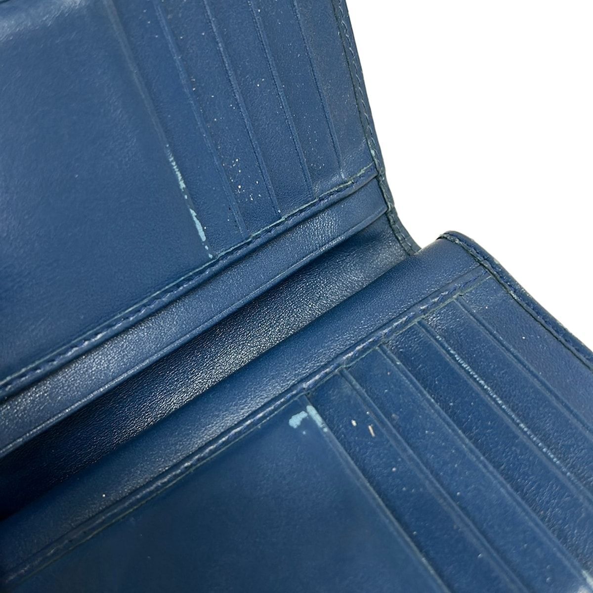 Prada Blue Leather Wallet — view 9
