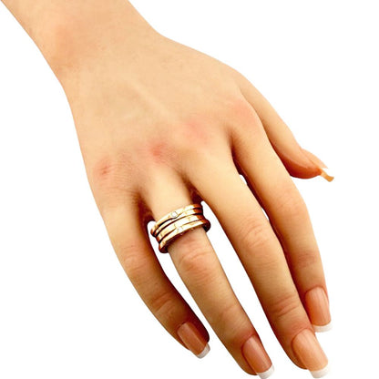 Bvlgari B-zero One Band Ring 18k Gold Diamond — view 2