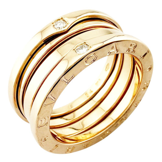 Bvlgari B-zero One Band Ring 18k Gold Diamond