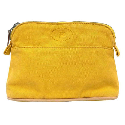 Hermes Bolide Pouch 20 Mini Makeup Cotton Yellow