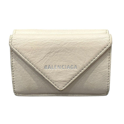 Balenciaga Paper Mini Compact Wallet Trifold