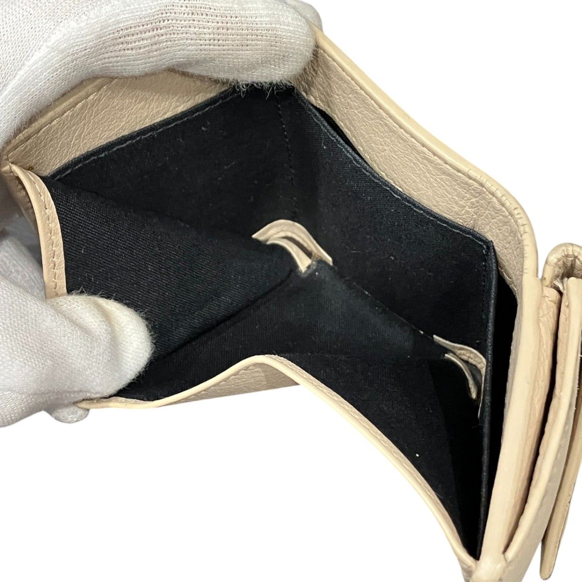 Balenciaga Paper Mini Compact Wallet Trifold — view 5