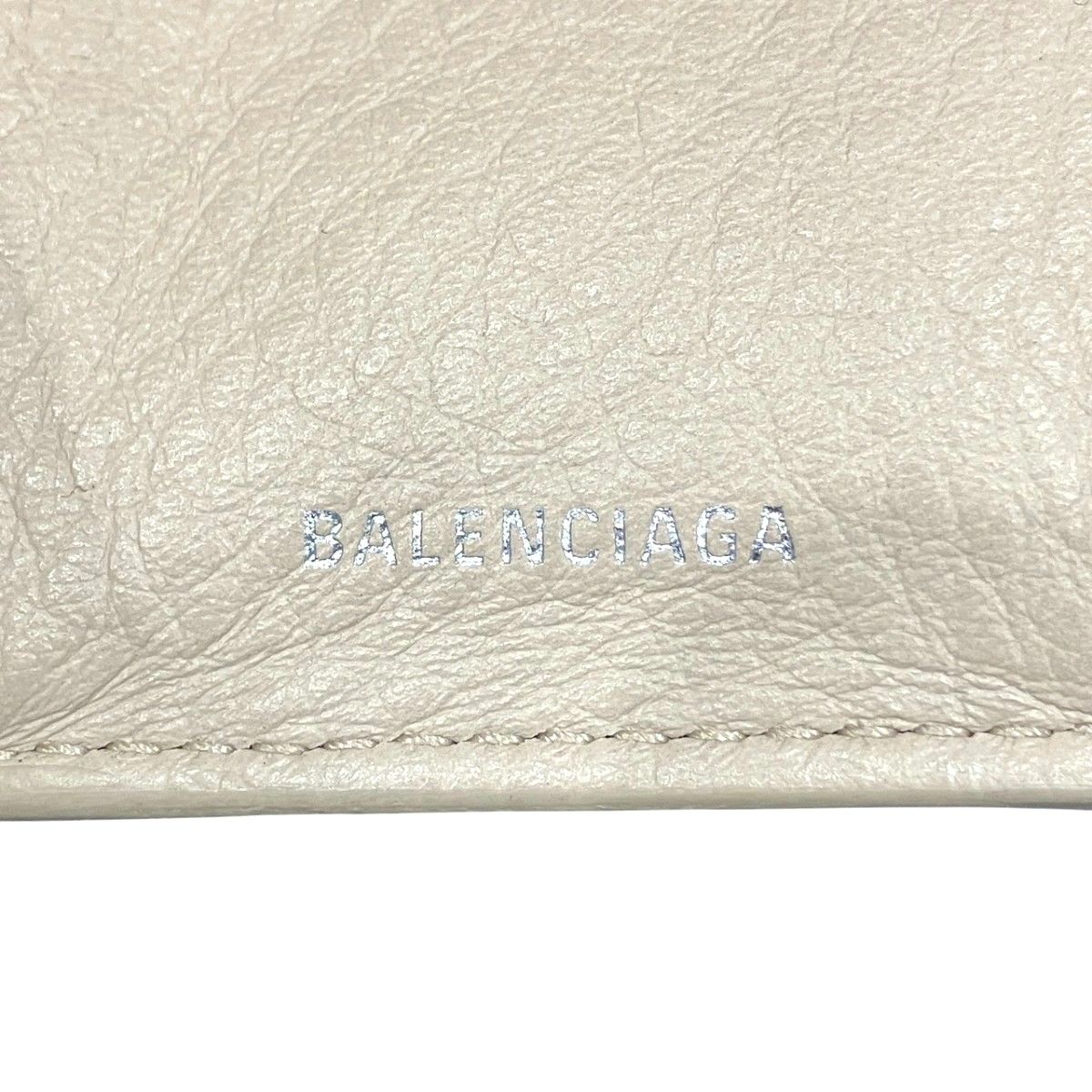 Balenciaga Paper Mini Compact Wallet Trifold — view 4