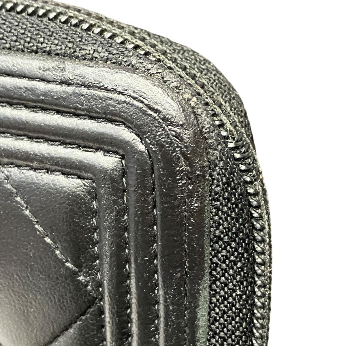 Chanel Wallet Lambskin Wallets Black — view 8