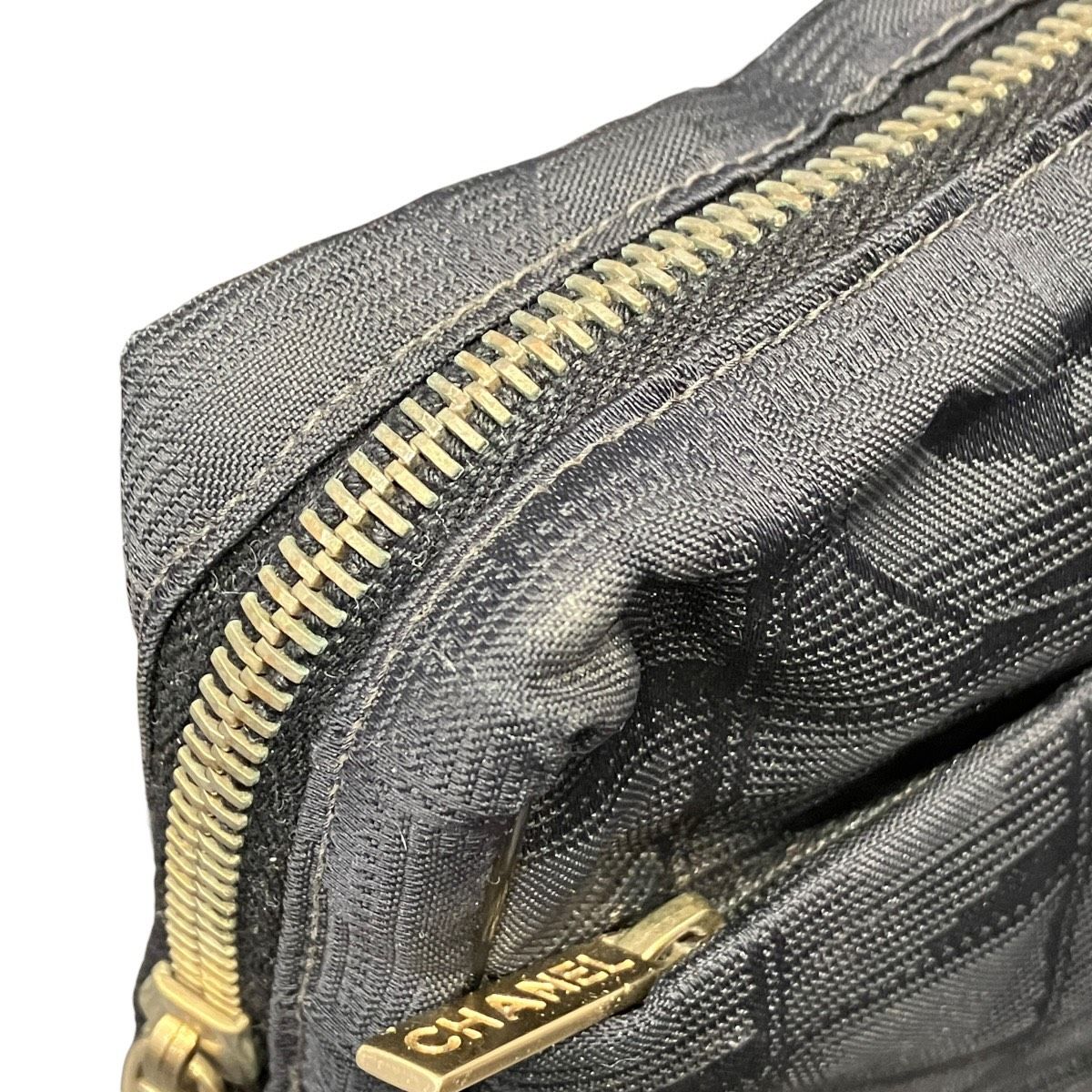Chanel Waist Bag Nylon Leather — view 7