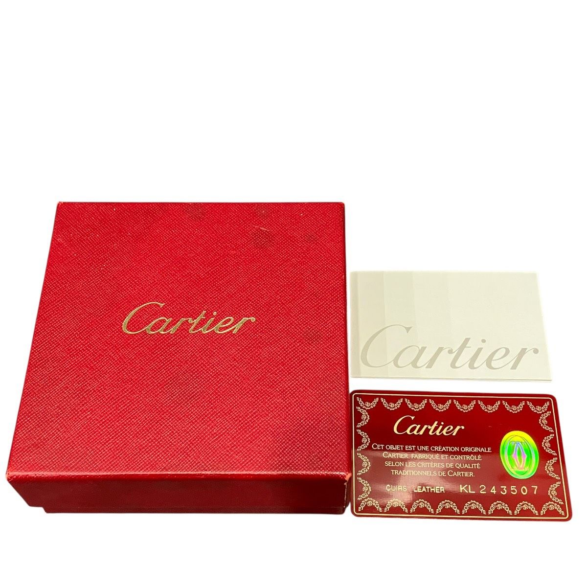 Cartier Must Line Bifold Wallet Leather — view 5