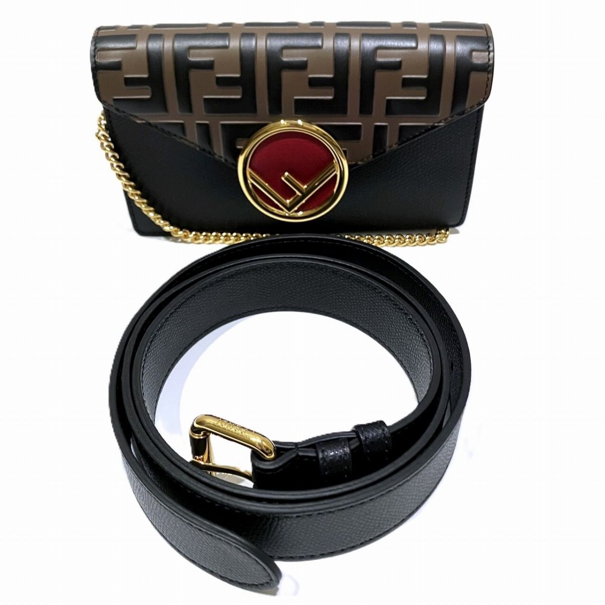 Fendi F's Waist Bag Leather
