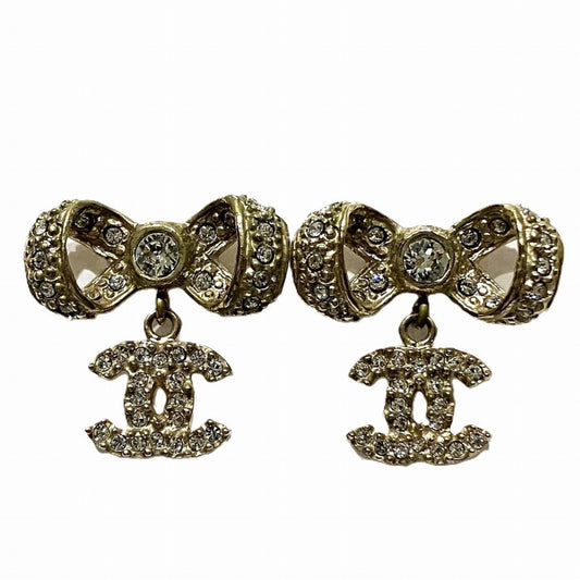 Chanel CC Logo Earrings Alloy