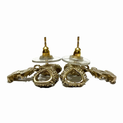 Chanel CC Logo Earrings Alloy — view 2