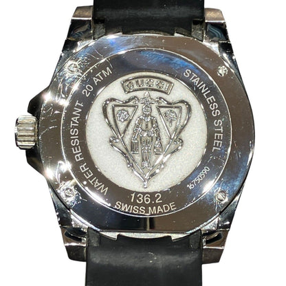 Gucci Watch SS Rubber Quartz Black Dial 136.2 — view 5