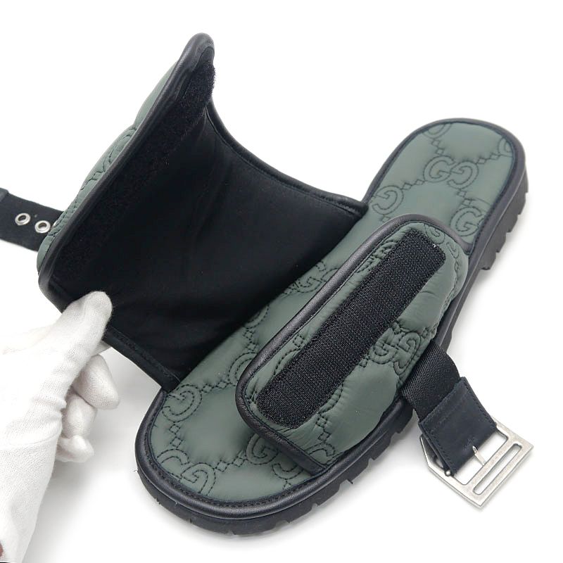 Gucci GG Quilted Sandals — view 7