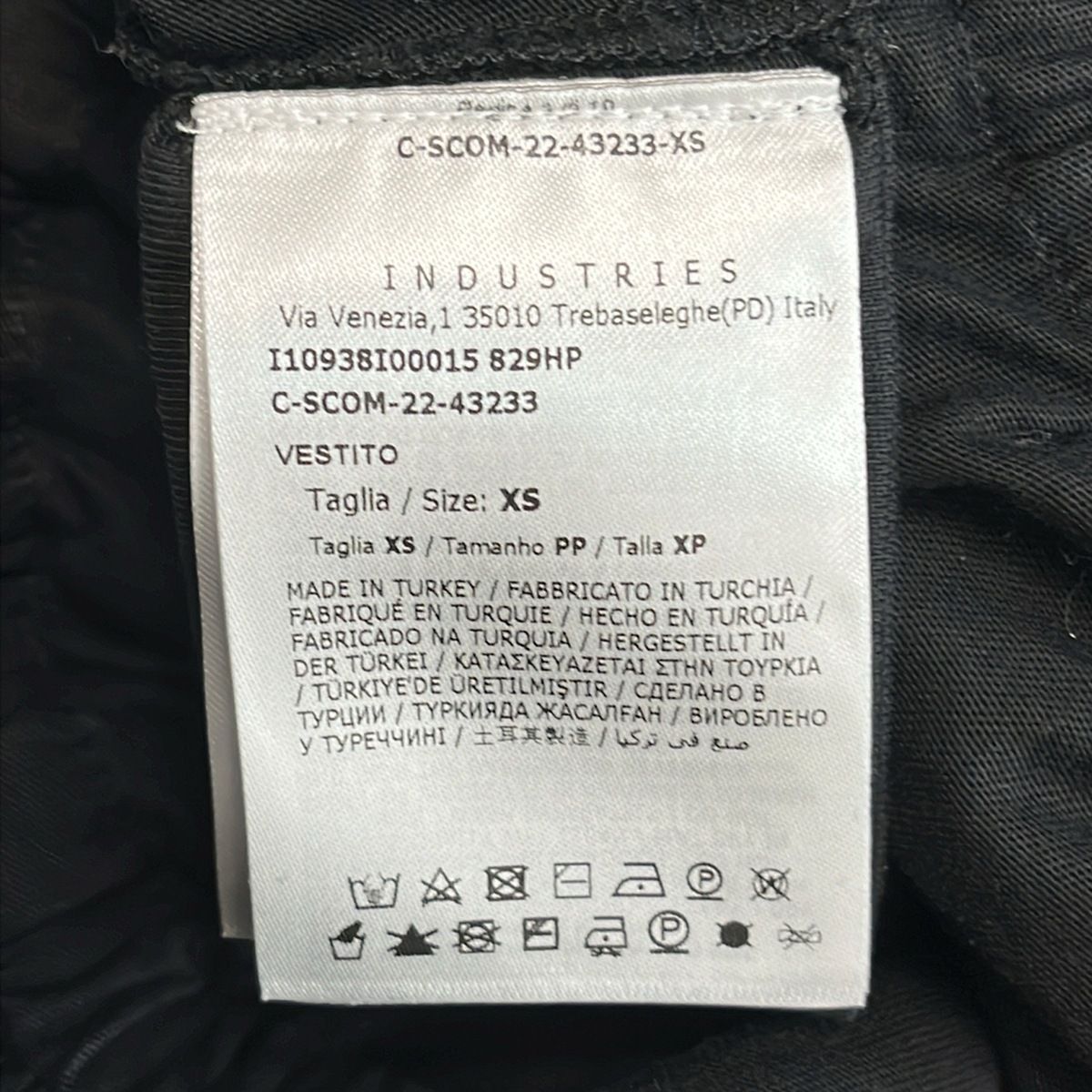 Moncler Dress XS LadyVestito Black Short Sleeve — view 4